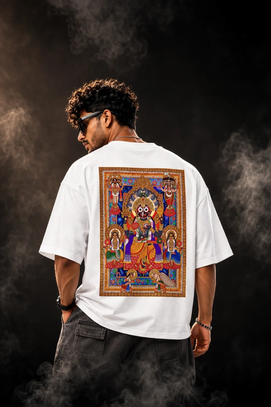 Jagannath Patachitra Oversized Premium T-Shirt