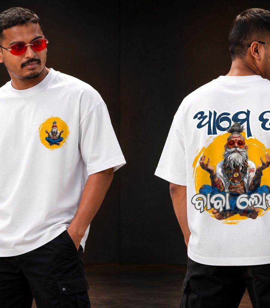 VOID THREAD Ame Ta Bana Loka Oversized Premium T-Shirt White 2
