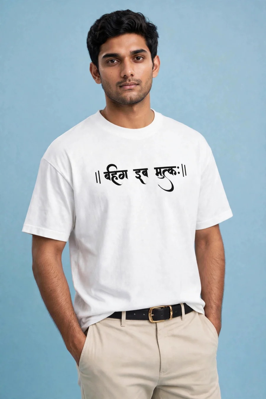 Garuda Oversized Premium T-Shirt White 2